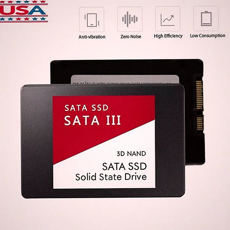 1 T Internal Solid State Drive Portable SSD 2.5" External Hard Disk for Laptop